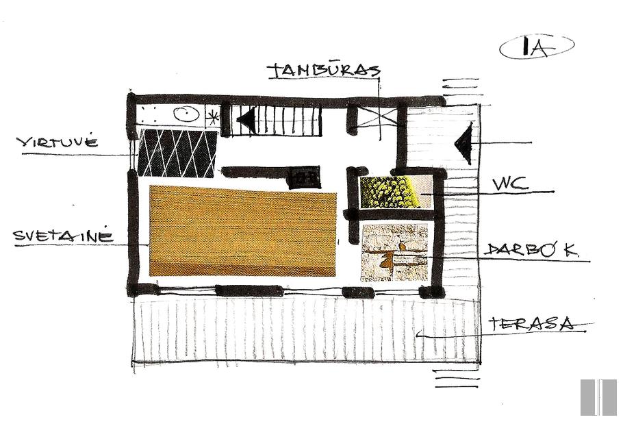 Pirmo aukšto planas