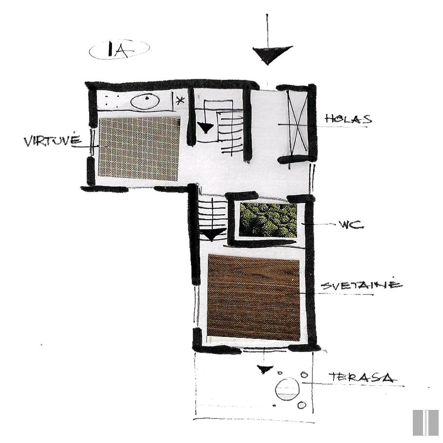 Pirmo aukšto planas