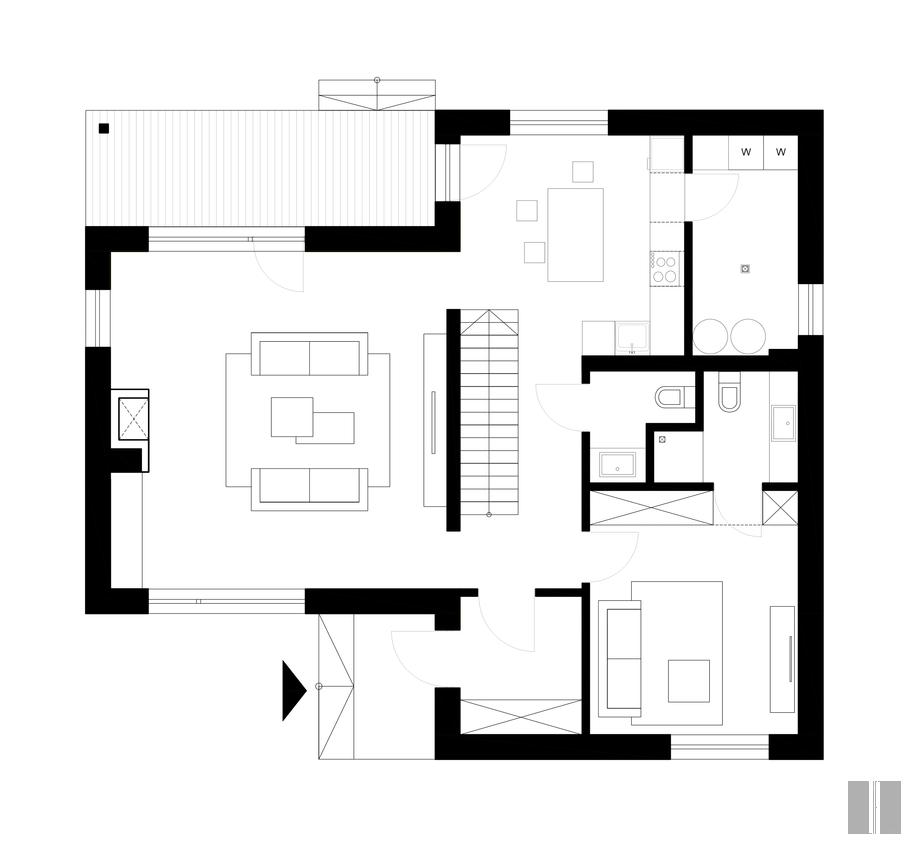 Pirmo aukšto planas