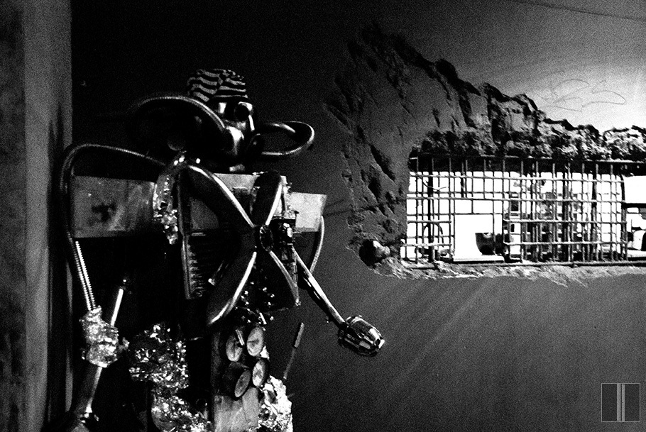 Reiverius saugantis technorobotas