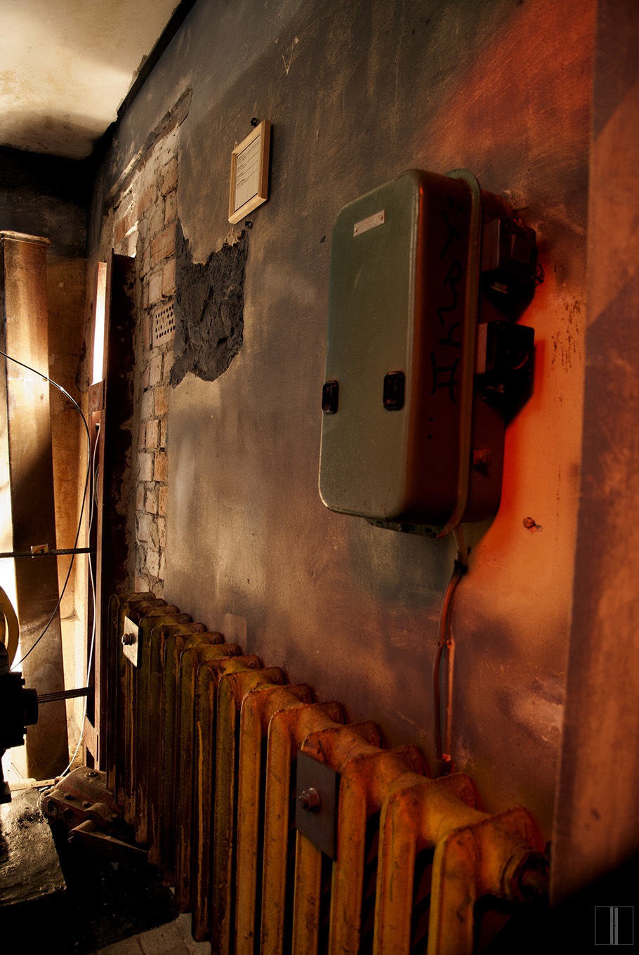 Vestibiulio patalpa prie tualetų