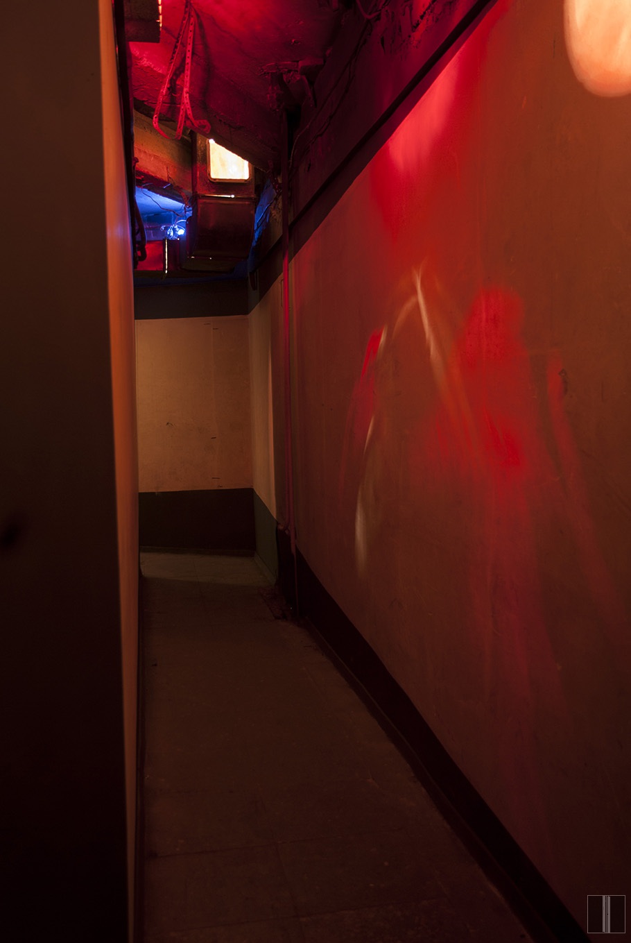 Koridoriaus erdvė įeinant