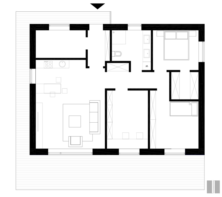 Pirmo aukšto planas