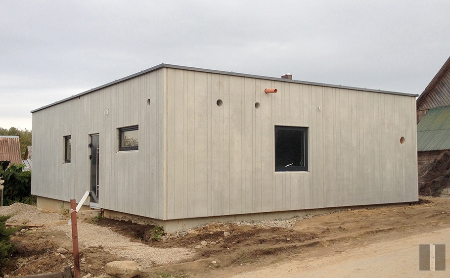 Šiaurės ir vakarų fasadai