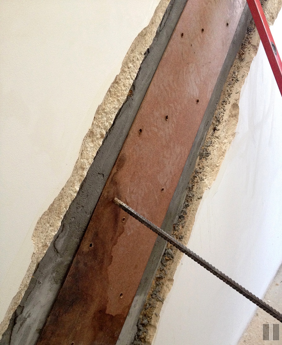 Vieta laiptams tvirtinti